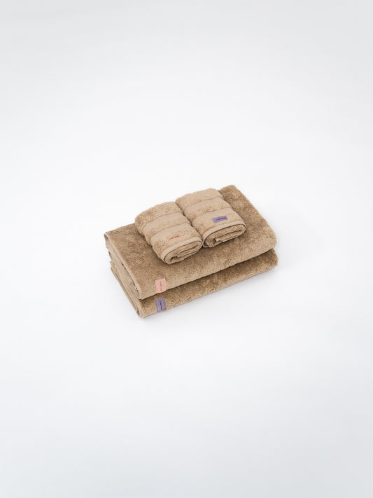 Beiges  Handtücher Set im 4er-Pack - Pampas Beige
