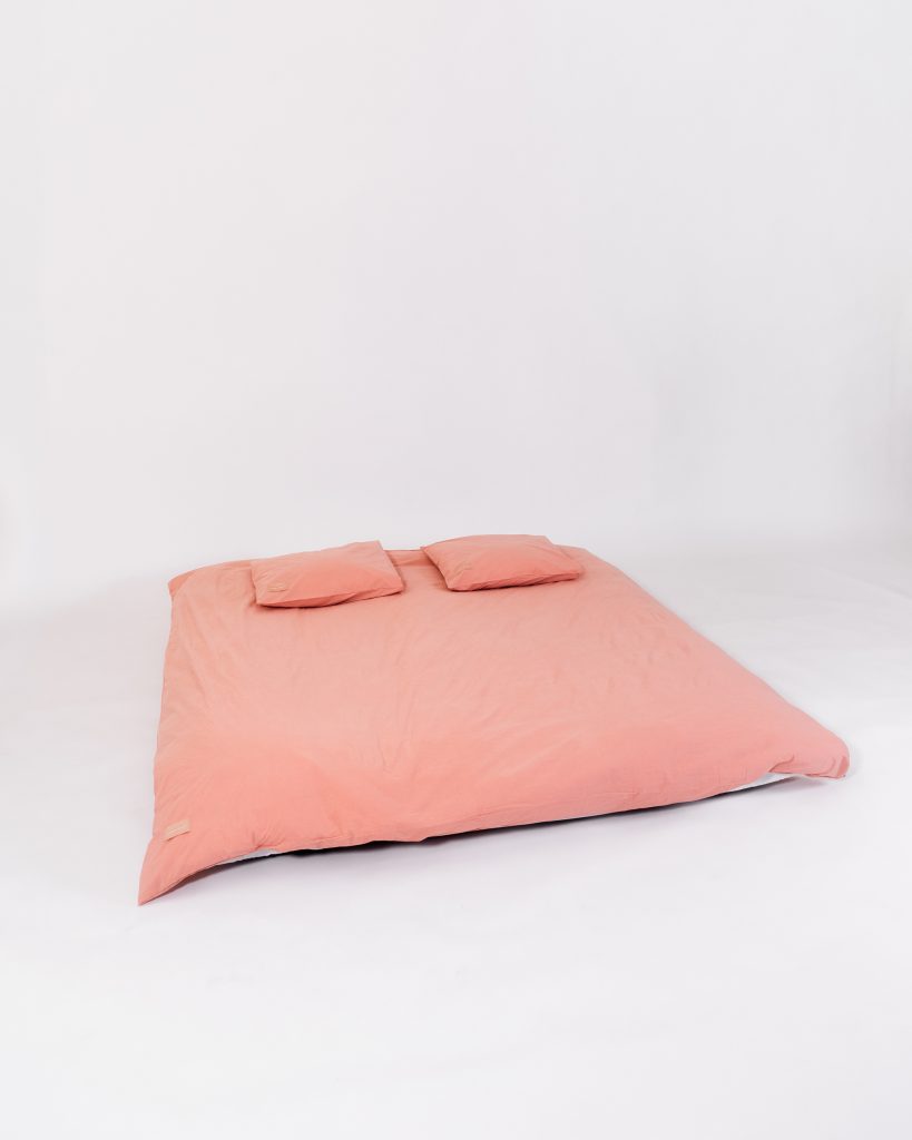 Peach-påslakan-produktbild-chimi-home-örngott-Rainbow-collection