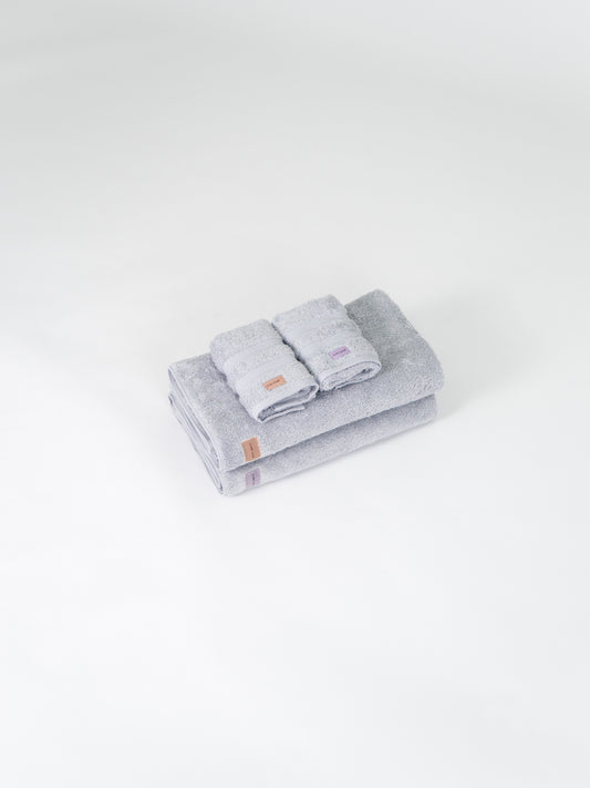 Håndklædesæt 4-pak - Off Grey