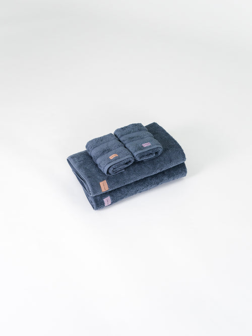 Blå Handdukar set 4-pack - Peppy Blue