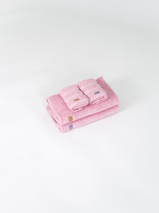 Towel set Family - Soft Pink