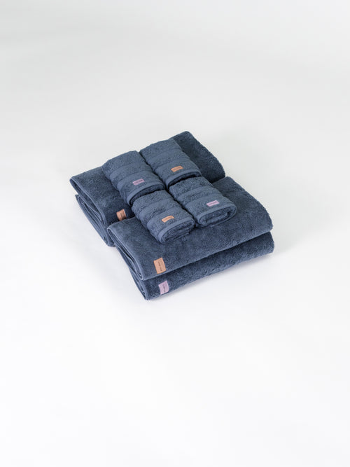 Handduksset 8-pack - Peppy Blue