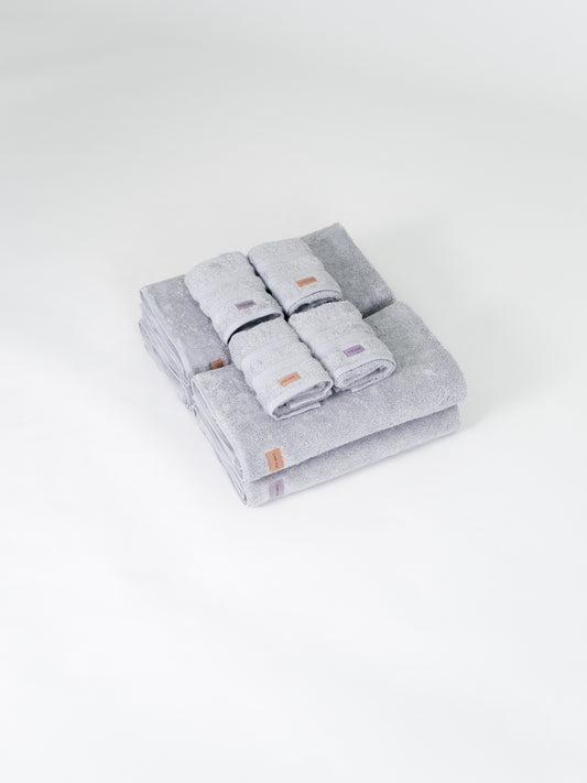 Håndklædesæt 8-pak - Off Grey