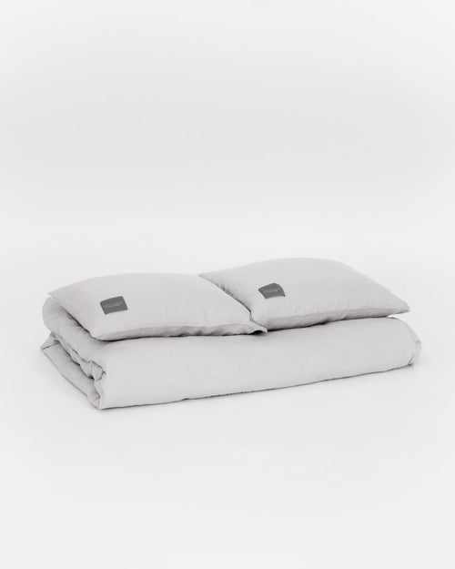 Linen Bedding - Japandi Grey