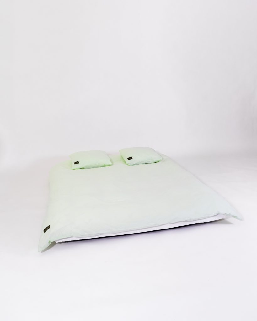 ljusgrön-sängkläder-produktbild-chimi-home-örngott-rainbow-collection